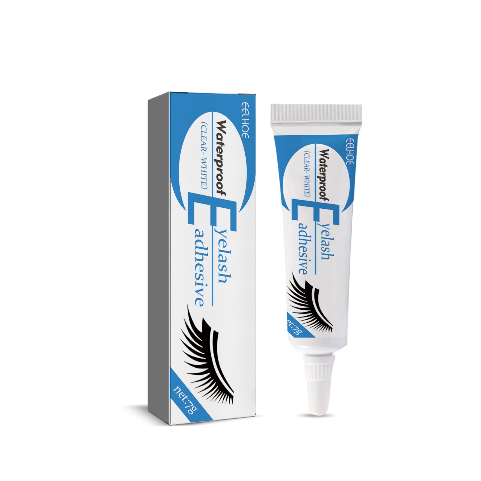 EELHOE False Eyelash Glue, Lightweight Self-Adhesive False Eyelash Glue Gentle And Non-Irritating