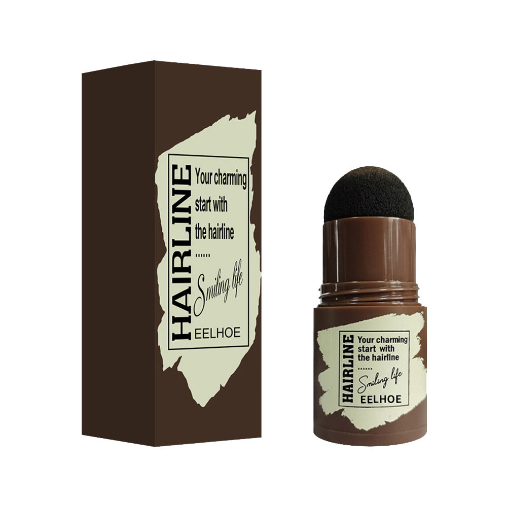 EELHOE Poudre pour sourcils effet poil à poil (brun foncé) - Maquillage rapide et naturel pour des sourcils impeccables.