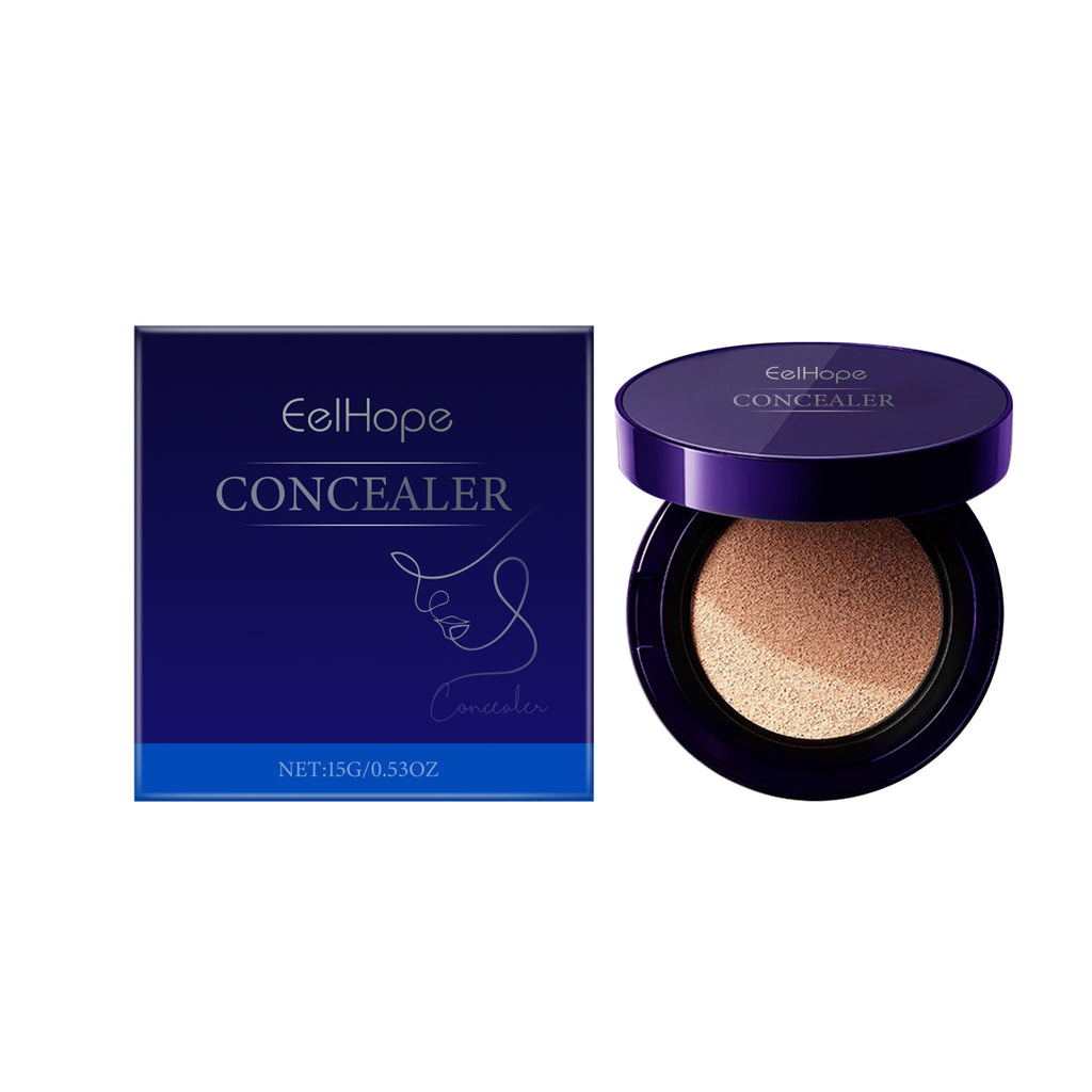 Fond de teint correcteur Eelhope Air Cushion hydratant et facile à appliquer, teint lumineux, base de maquillage légère