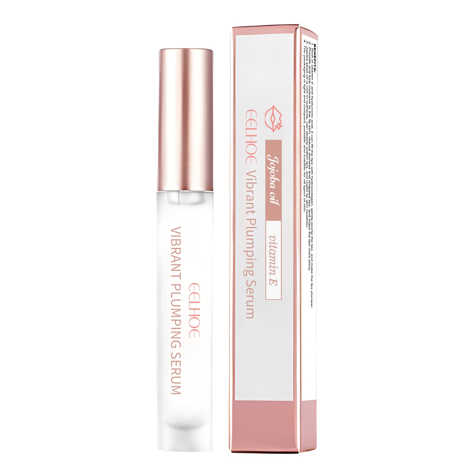 EELHOE Hydrate et repulpe les lèvres, soin anti-gerçures et anti-rides, atténue les ridules, lèvres hydratées, soin doux pour les lèvres.