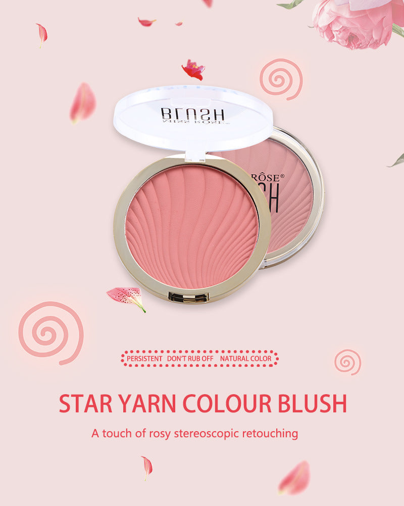 MISSROSE Poudre Blush Enlumineur Mat Six Couleurs Nude Maquillage Réparateur Éclaircit le Teint Palette de Blush