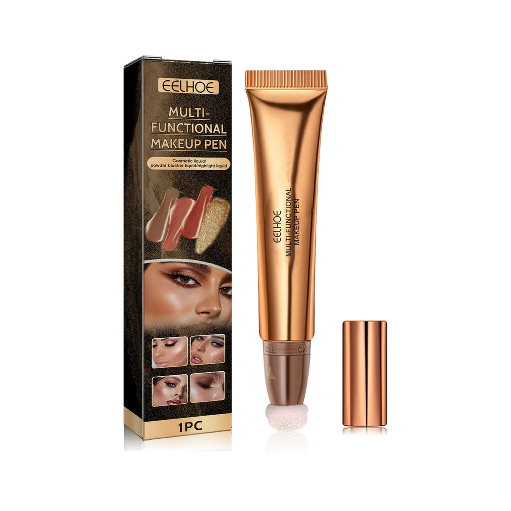 Stylo maquillage multifonctionnel EELHOE, illuminateur de teint, stick de beauté liquide 3D pour un contouring naturel et 3D.