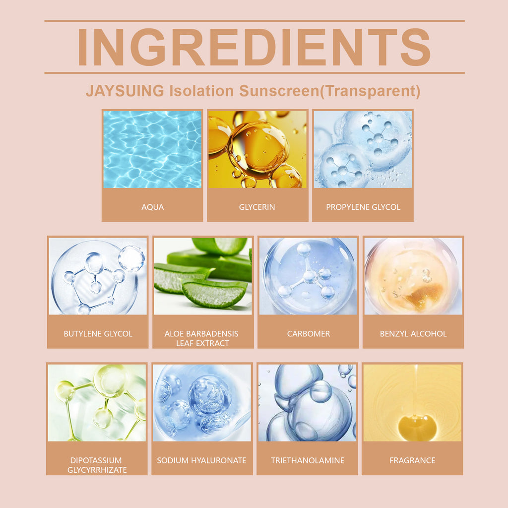 Base protectrice tricolore Jaysuing, base correctrice, soin de la peau, hydratante, camoufle les imperfections, lisse et fixe le maquillage