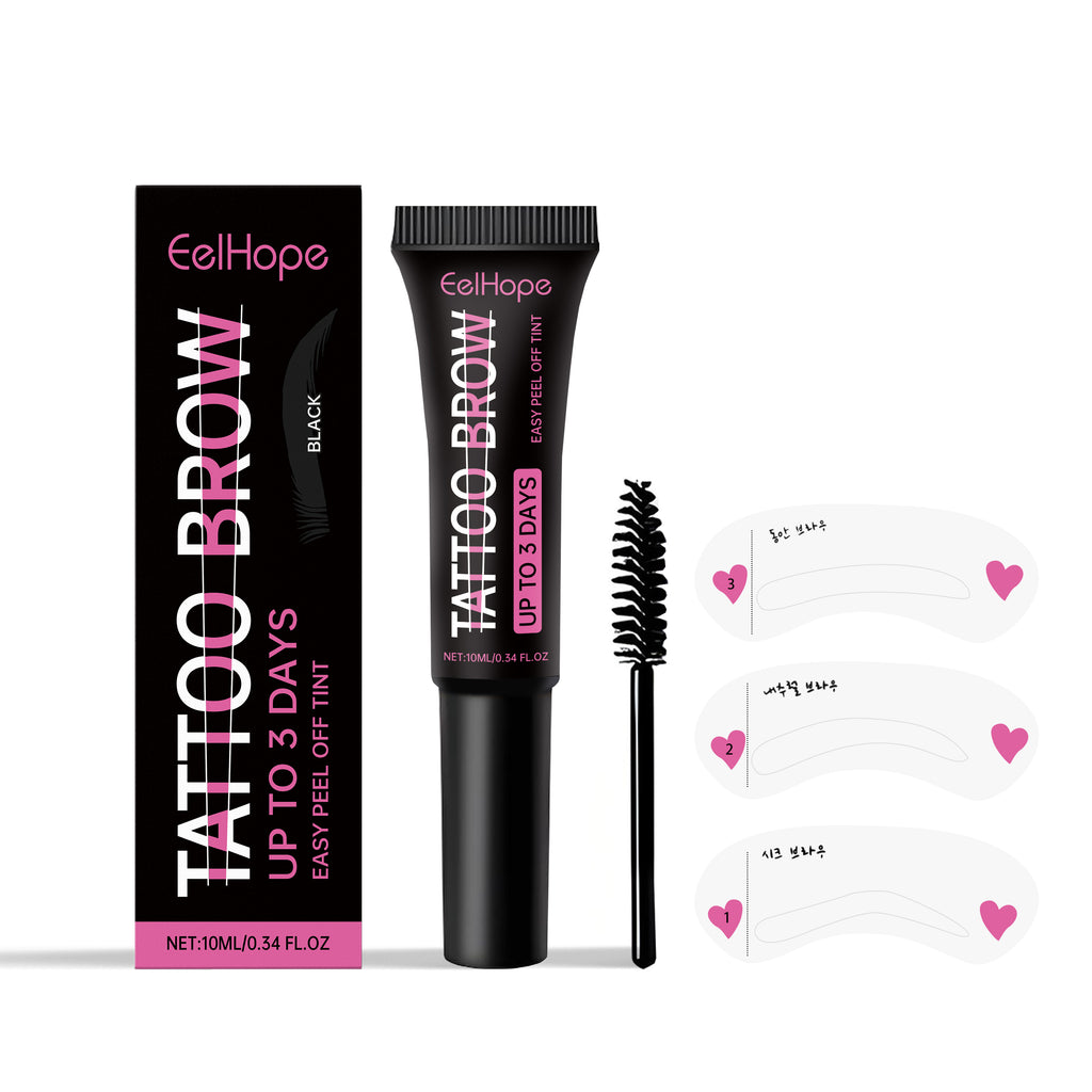 Gel à sourcils Eelhope pour une couleur naturelle longue durée, hydrate et nourrit les sourcils.