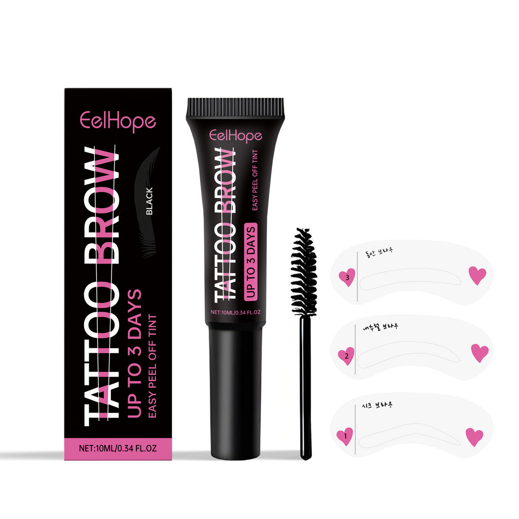Gel à sourcils Eelhope pour une couleur naturelle longue durée, hydrate et nourrit les sourcils.