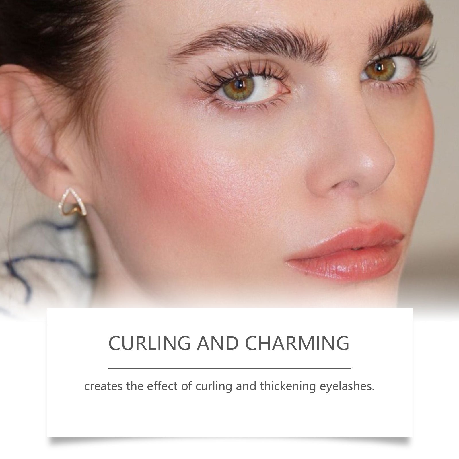 Le mascara Jaysuing recourbe les cils naturellement sans faire couler le maquillage. Il est waterproof, résistant à la transpiration et ne coule pas.