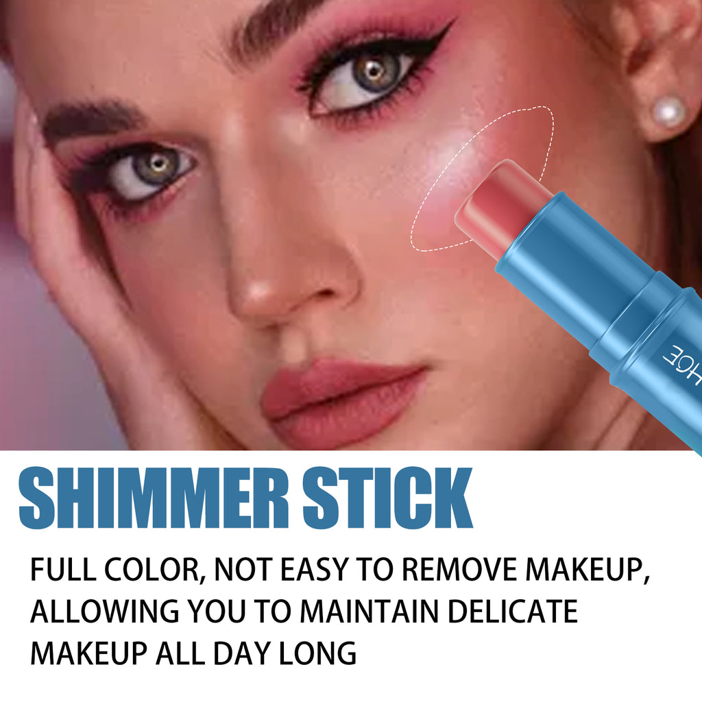 EELHOE Blush Stick, Crème contouring corps légère, illuminatrice, naturelle et waterproof, effet 3D.