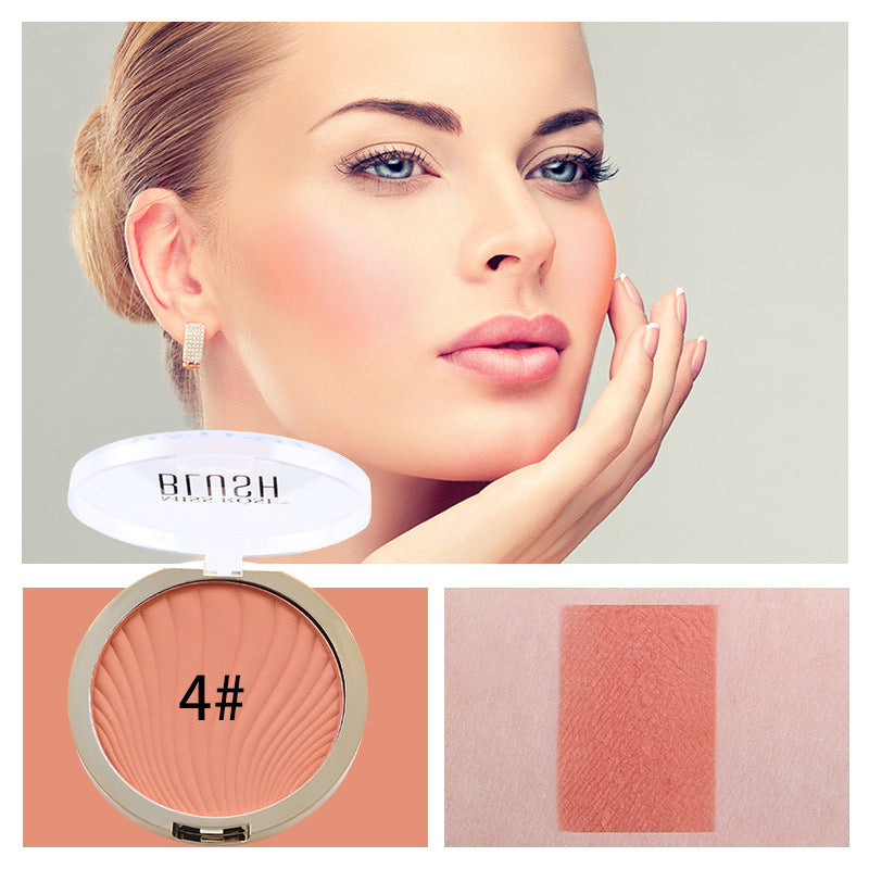 MISSROSE Poudre Blush Enlumineur Mat Six Couleurs Nude Maquillage Réparateur Éclaircit le Teint Palette de Blush