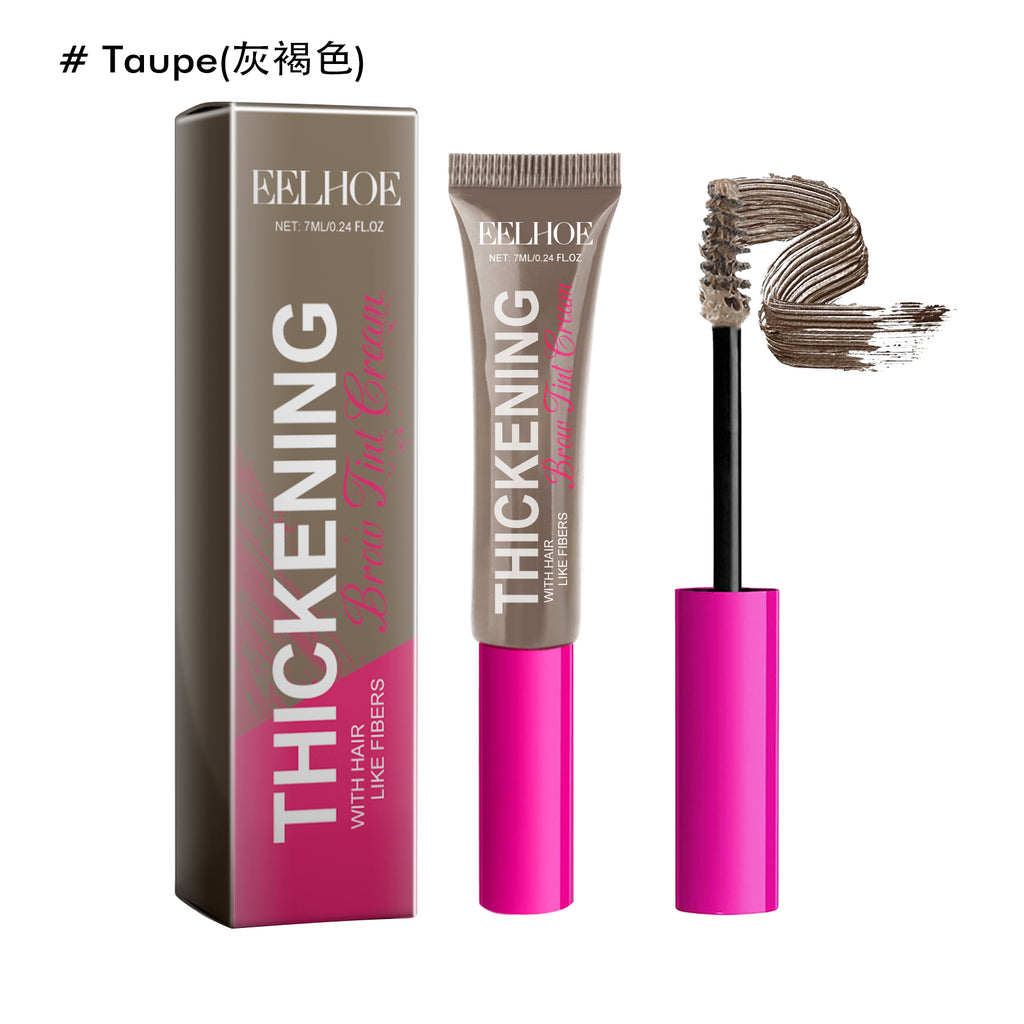 Gamme de teintures pour sourcils EELHOE Fiber, maquillage naturel, couleur, résistance à l'eau et maquillage stéréoscopique des sourcils