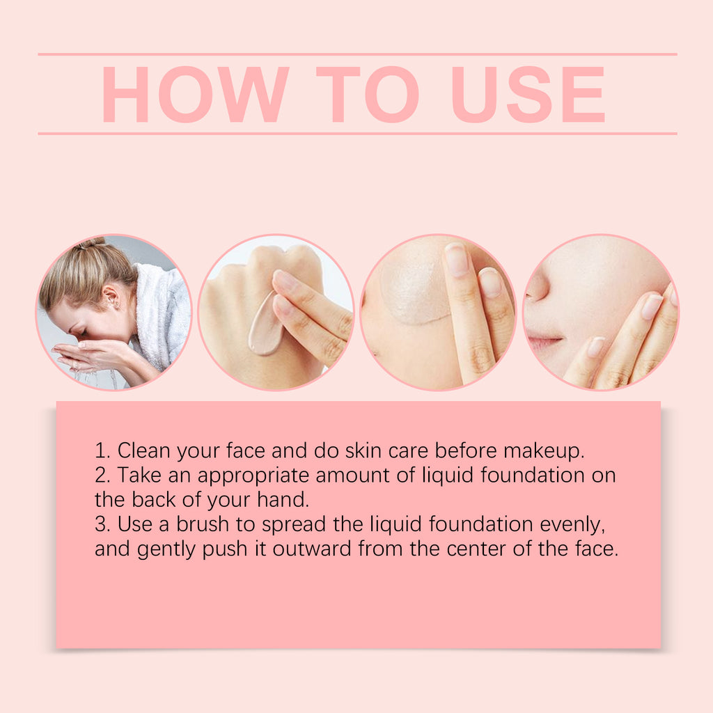 Fond de teint liquide correcteur Eelhope, naturel, léger, hydratant et illuminateur, contrôle fort du sébum