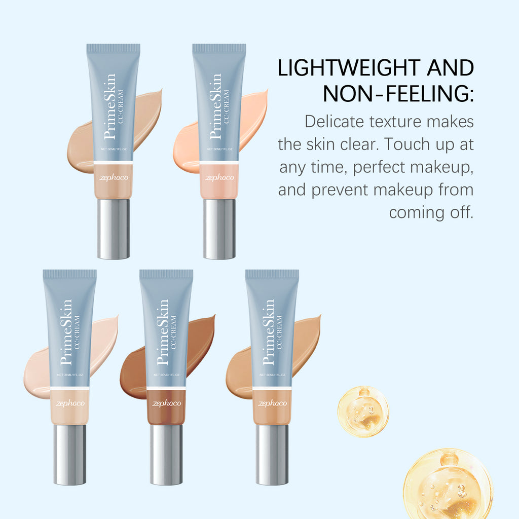 zephoco Nourishing Light Liquid Foundation Series, Light Moisturizing, Brightening, Hydrating And Non-Sticking Powder For Natural Makeup