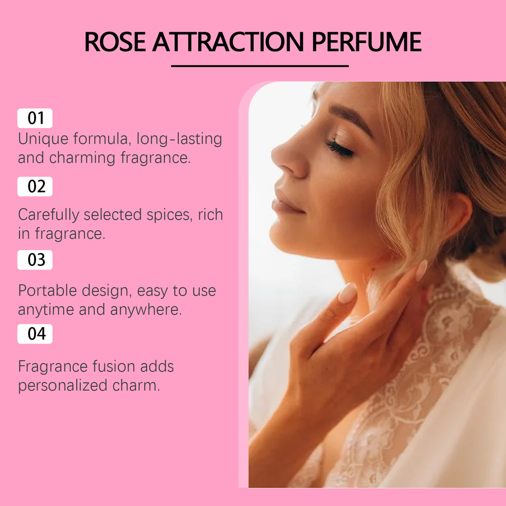 Parfum Rose Light, fragrance naturelle, fraîche et légère, format nomade et longue durée. Pour une femme au charme irrésistible.