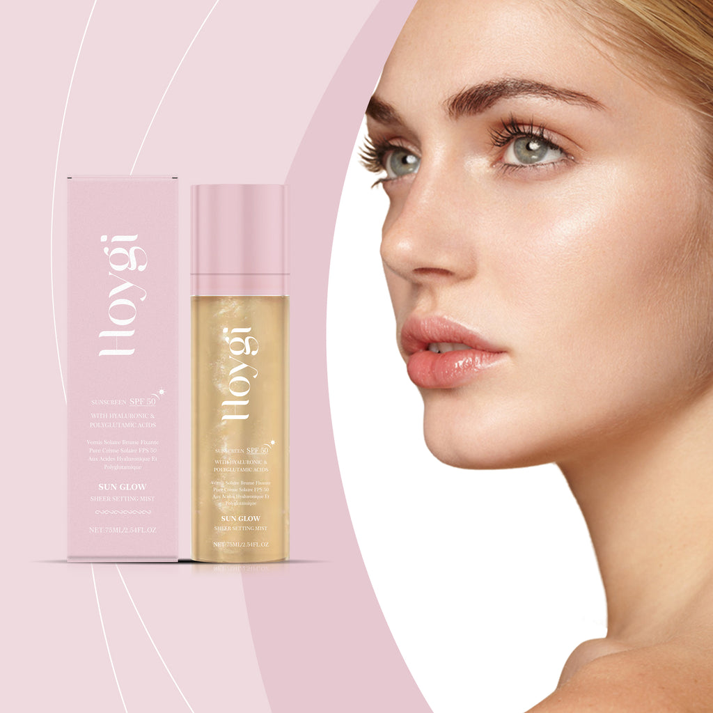 Hoygi Moisturizing Protection Spray, Light Transparent Oil Control Long-Lasting Matte Natural Mist Anti-Rub Protection Spray