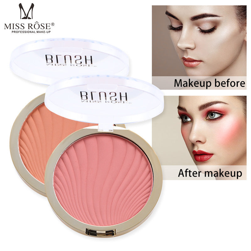 MISSROSE Poudre Blush Enlumineur Mat Six Couleurs Nude Maquillage Réparateur Éclaircit le Teint Palette de Blush