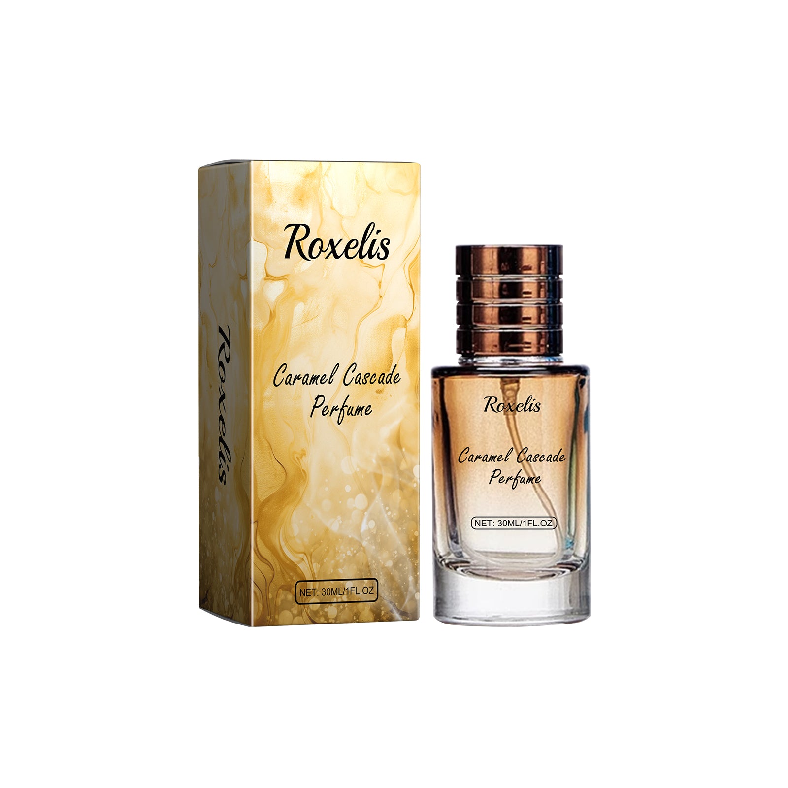 Caramel Cascade, parfum frais et naturel, fragrance de niche qui exhale le charme, idéal pour les rendez-vous amoureux.