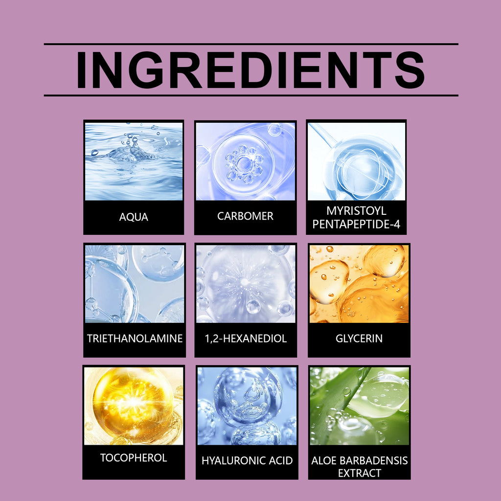 Sérum fortifiant pour cils Viareline, pour des cils magnifiques et recourbés. Poudre naturelle longue tenue et hydratante.